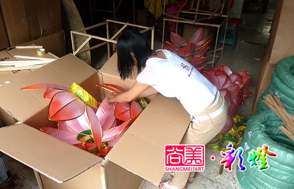 挂式荷花灯