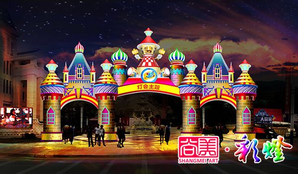 欧式彩门设计