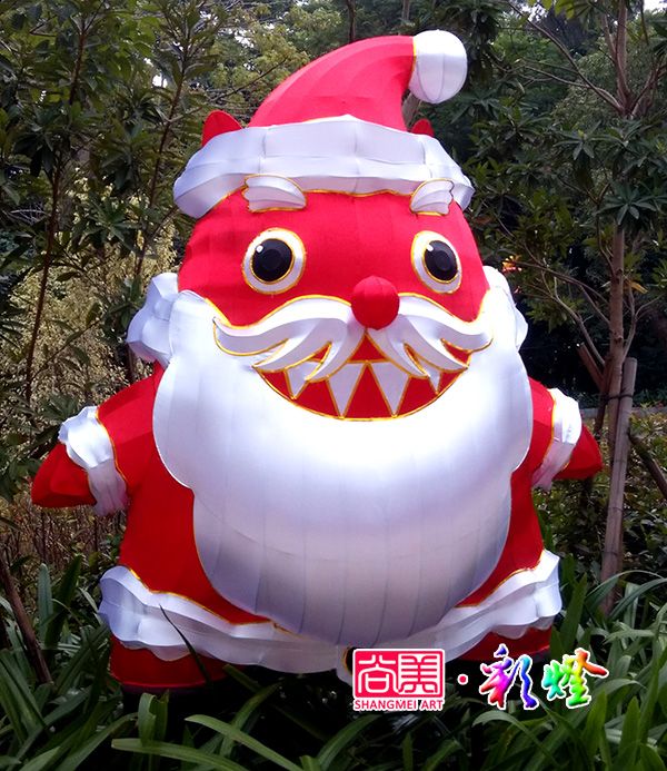 圣诞老人小型立体卡通彩灯