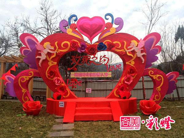 尚美彩灯公司承接2015年巴中市南江县首届灯火节彩灯工程
