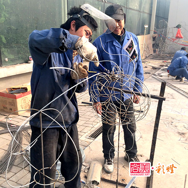 尚美彩灯公司承接2015年安徽芜湖羊年迎春灯会