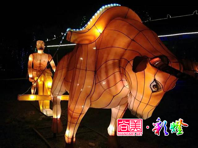自贡尚美彩灯携手洛阳阳光水世界景区打造洛神文化灯会