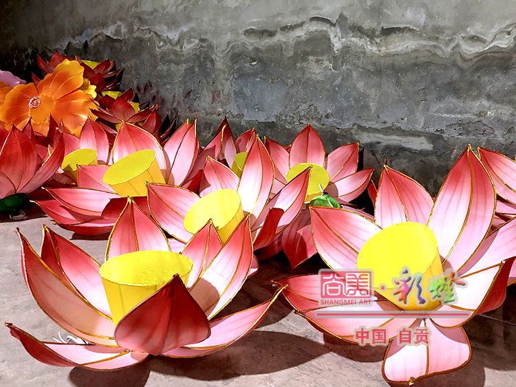 木兰水镇 花灯 彩灯 五一灯光秀 夜游经济