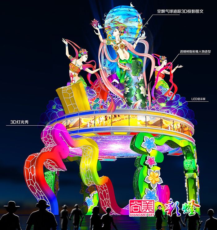 自贡灯会荟萃了中国千年灯文化，灯铸就了一个响亮的文化品牌