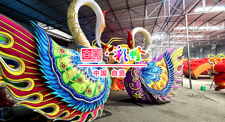 天鹅之恋彩灯