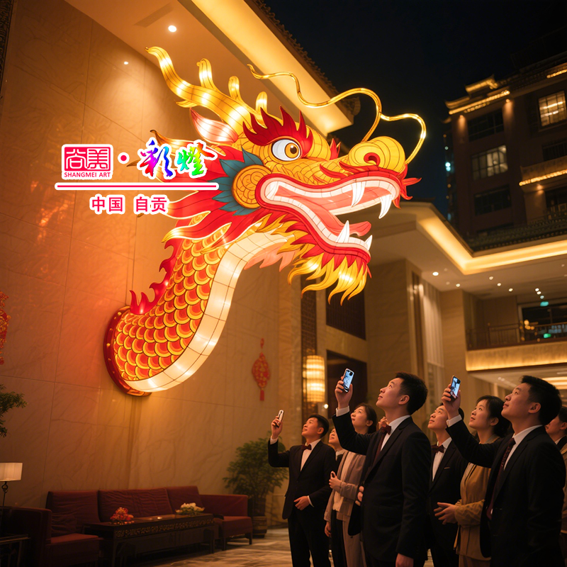 酒店装饰龙灯