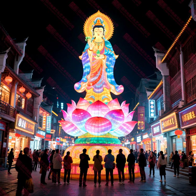 观音彩灯设计方案