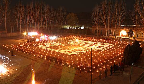九曲黄河灯会——中国北方较为盛行的一种灯节风情