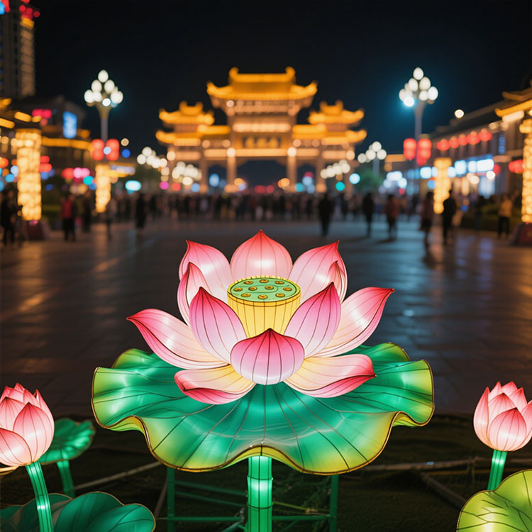 自贡工艺的荷花彩灯一般可以用在哪些场景？
