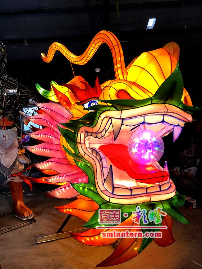 Chinese dragon lantern