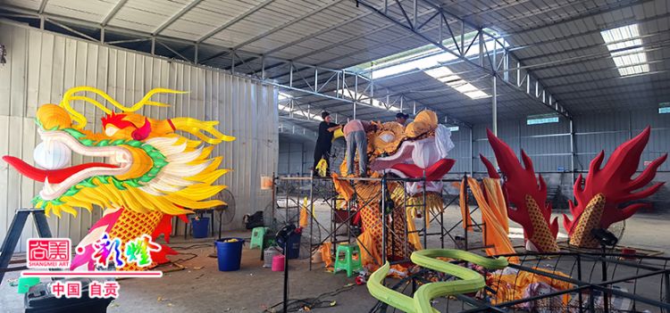 dragon-head lantern making